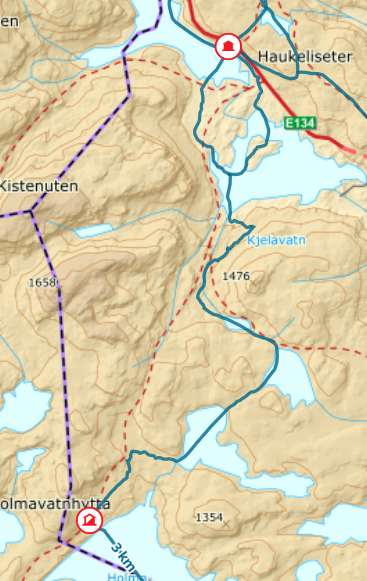 Haukeliseter – Holmavatnhytta 